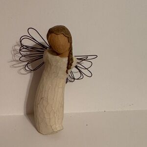 Willow Tree Thank You Angel Figurine with Wire Wings
